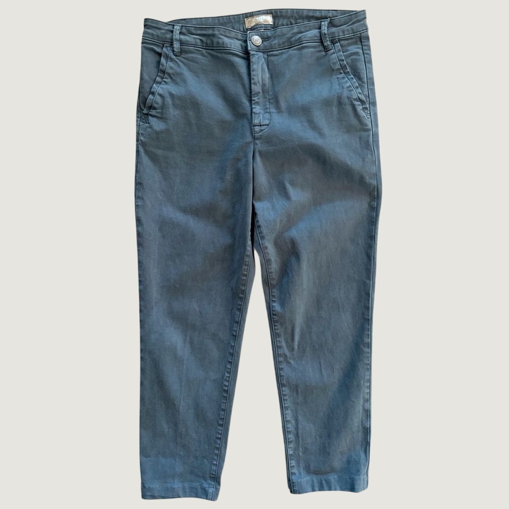 KUT‎ from the Kloth Women's Size 10 Naomi High Waist Straight Chinos Slate Blue